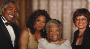 photo Dr and Dr. Hopkins with Oprah and Dr. Angelou